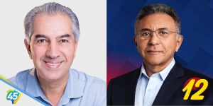 Azambuja (PSDB) e Odilon (PDT) vão para o 2º turno em MS; veja como foi a porcentagem de cada um.